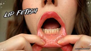 Lip stretching tease CUSTOM