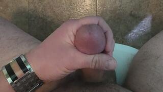 Masturbating and cumshot