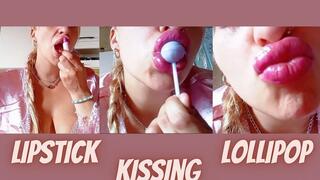 Lipstick - kissing - Lollipop