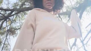 Black Goddess Swings Casually While Pathetic White Losers Pay Up for Black History Month Worship