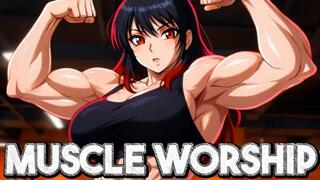 POV Muscle Worship - Rika Shows Off Her Superior Physique