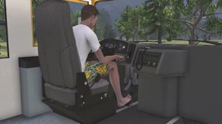 School Bus Cranking Template - Callan in Bare Feet 1080p
