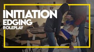 Initiation - Part 1 (1080p) Gay Bondage - Gay Domination - Edging - Foot Fetish - Tape Bondage - Cum Control - BDSM