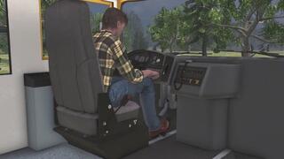 School Bus Cranking Template - Habben in leather Brogues 1080p