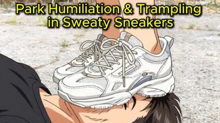 Sneaker Face Crush - Nataly Uses Your Face As Her Workout Mat | Face Trampling Animation B