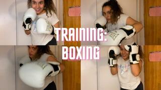 Sweat & Power: Intense Solo Boxing Drills & POV