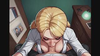 Blow Jobs Fantasies #3B: Confession of an Office Oral Obsession (Animated)