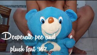 Desperate pee and plush fart 367