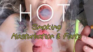 HYPER HOT : Smoking, farting and masturbation POV