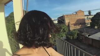 Taking a walk while getting my feet dirty