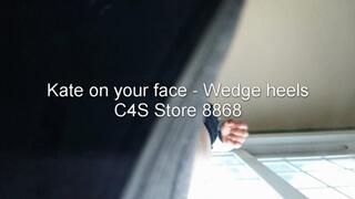 Kate on your face - Wedge heels