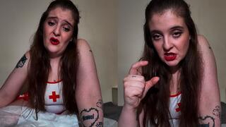Nurse Sabrina Teases You For Your Small Penis While Changing Your Dirty Diaper (Featuring iWantMommySabrina)