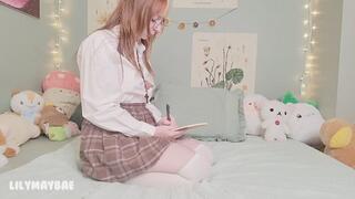 Schoolgirl Pillow Humping