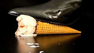 Slow Crush - Melting Ice Cream & Crispy Cone (Deep Texture Sound)