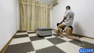 Ponyplay and ponyride a nurse uniform ponygirl in the room #AS069