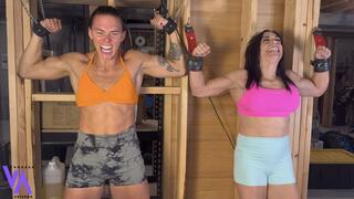 BONDAGE RESTRAINT CHALLENGE WITH LEXA STAHL AND VANESSA ARIZONA