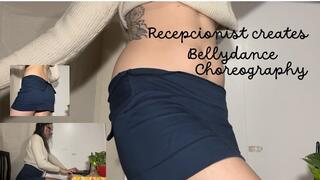 Recepcionist creats bellydance choreography