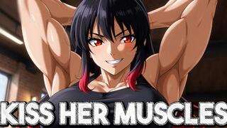 POV Muscle Worship - Rika Shows Off Her Superior Physique | Femdom Muscle Flex Domination