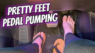 Pretty Feet Pedal Pumping