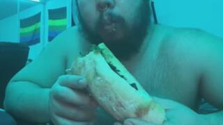 Bear Belly Bara Eats A Sub
