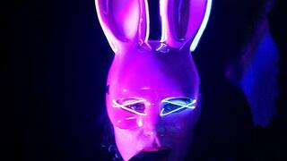 Bunny Mask Domme - Slow Glove Tease & Full Body Presence