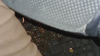 Red Pointy Boots Pedal Pump