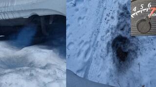 REPAINTING SNOW INTO BLACK&MELTING IT! INSANE REVVING!
