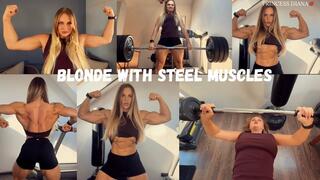 Blonde with steel muscles MP4