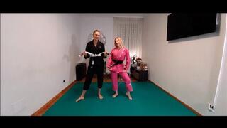 PAMELA STRONG VS GINGER IN BJJ , CATFIGHT FOR SUPREMACY