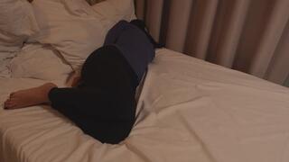 Marlene Bound Intense Hogtie with Zipties