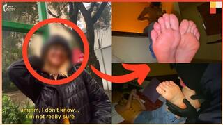 Innocent 19yo Swedish Beauty's First Foot Worship - Intense Toe Sucking & Feet Licking - Foot Worship Pick Up Vol. 18