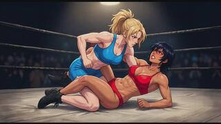 Female Wrestling Fantasies #5: Confessions of a Sweaty Ring Seduction