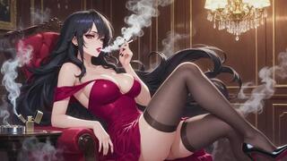 Smoking Fantasies #3: Confessions of a Velvet Smoke Siren