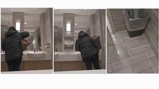 ASMRING Washing Up After Peeing B4 Going To The Foot Dr