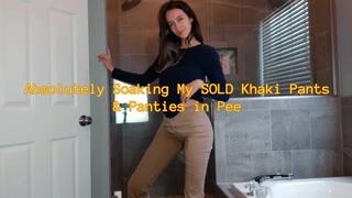 Sage Eldritch Absolutely Soaking Panties & Khaki Pants