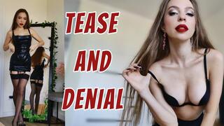 Tease & Denial in Black Dress 4K