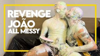 Revenge time! João Alves all messy (1080p) Pie in the face - Gay Domination - Fetish - BDSM