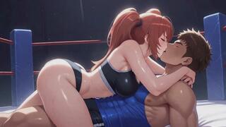 Mixed Wrestling Fantasies #5B: My Secret Mat Conquest (Animated)