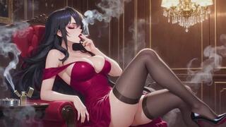 Smoking Fantasies #3B: Confessions of a Velvet Smoke Siren (Animated)