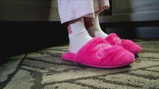Goddess Dazzle Slippers shoeplay sock removal
