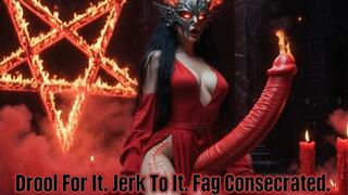 Drool For It. Jerk To It. Faggot Consecrated