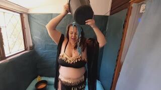 Darkabyss Stars in "Naughty Gunged Belly Dancer"