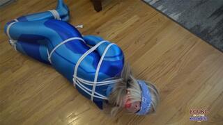 Super D Hogtied On The Floor HD
