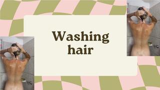 hair washing complete