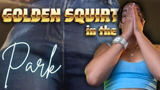 Golden Squirt in the park