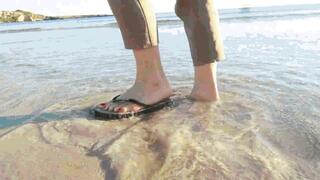 A walk to the sea in flip flops AVI