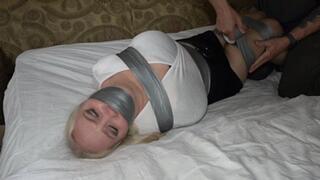 d2603VAMP-Being taped and gagged helpless got the full figured girl horny