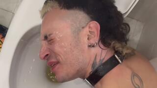 Mattew used a urinal by three young Alpa Males