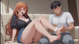Tickling Fantasies #8B: Stepson's Playful Tickling Confession (Animated)