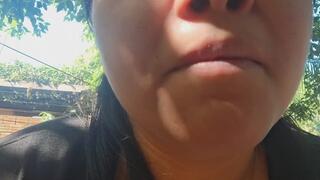 I yawn slowly, opening my mouth